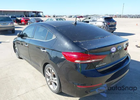 2017 Hyundai Elantra Limited z USA, uszkodzony, nr VIN 5NPD84LF3HH003541